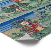 Bhutanesschilderd thanka van de Jataka Tales Poster (Hoek)