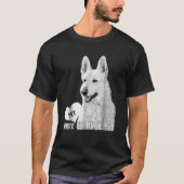 BHymer Love My White German Shepherd T-Shirt (Voorkant)