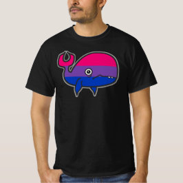 Bi angstig maar trots walvis T-shirt