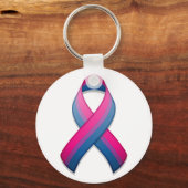 Bi Awareness Ribbon Sleutelhanger (Voorkant)