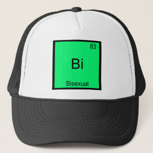 Bi - Biseksueel Chemie Element Symbool Grappig Trucker Pet