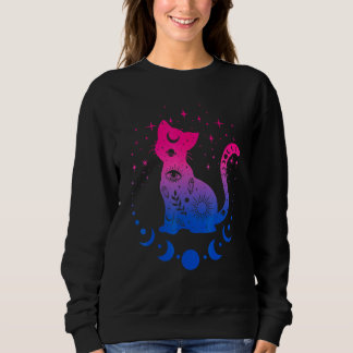 Bi Bisexual Pride Flag Colors Astronomy Cat LGBT Trui