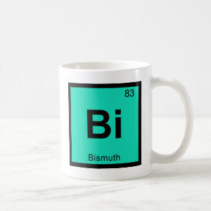 Bi - Bismut Chemie Periodiek Systeem Symbool Koffiemok