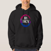 Bi Boy Funny Bi Pride Flag Bisexual Hoodie (Voorkant)