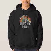 Bi Bro And Proud Bisexual Rainbow Pride Bisexualit Hoodie (Voorkant)