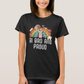 Bi Bro And Proud Bisexual Rainbow Pride Bisexualit T-shirt (Voorkant)