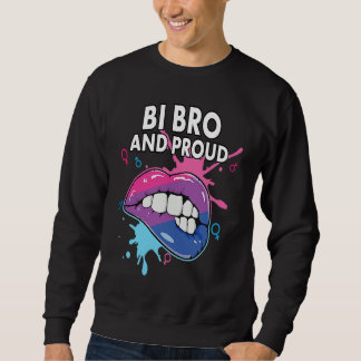 Bi Bro And Proud Bisexual Rainbow Pride Bisexualit Trui