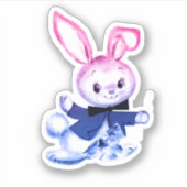 Bi Bunny Sticker (Voorkant)