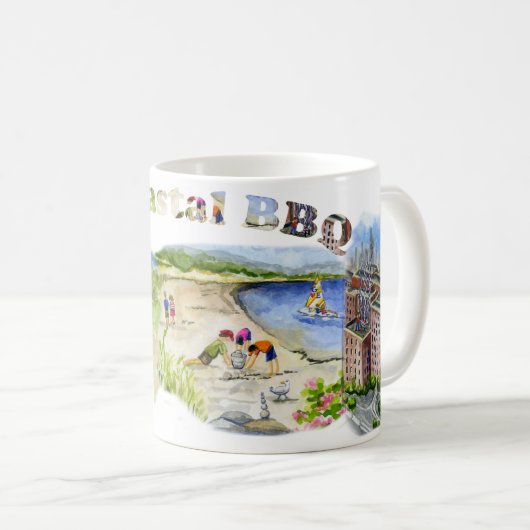 Bi Coastal BBQ Koffiemok (Voorkant rechts)