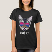 Bi en Fly Funny Cat Bisexual Bi Pride Pullover H (Voorkant)