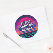 Bi En Stralend Fel Trots Pixel Sticker (Envelop)