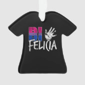Bi Felicia Funny Bisexual Pride Flag Ornament (voorkant)