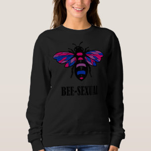 Bi Flag Bee Grafische Biseksualiteit LGBTs Biseksu Trui