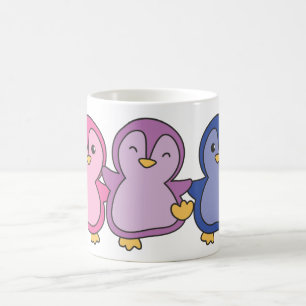 Bi Flag Pride Lgbtq Cute Penguin Coffee Mok