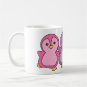Bi Flag Pride Lgbtq Cute Penguin Coffee Mok (Links)