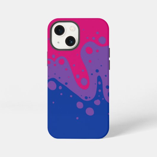 Bi Fluid Telefoon Case iPhone Hoesje (Achterkant)