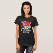 Bi Frequency Sensor Biseksueel Regenboog Trots Bis T-shirt (Voorkant volledig)