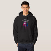 Bi Frequentiesensor Bisexual Pun Bi Pride Joke LGB Hoodie (Voorkant volledig)