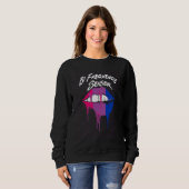 Bi Frequentiesensor Bisexual Pun Bi Pride Joke LGB Trui (Voorkant volledig)