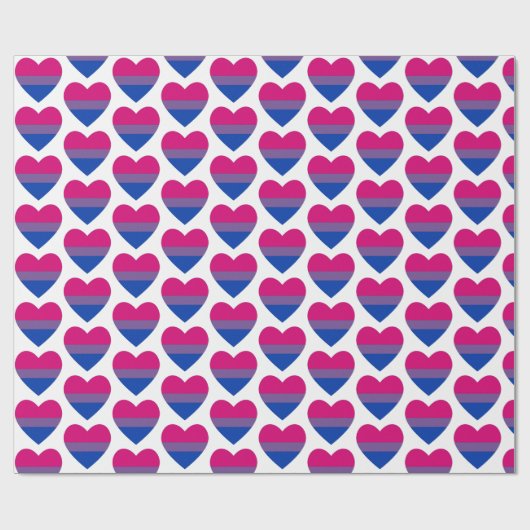 Bi Heart Wrapping Papier (Vlak)
