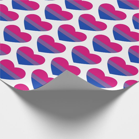 Bi Heart Wrapping Papier (Hoek)