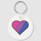 Bi Hearts Sleutelhanger (Voorkant)