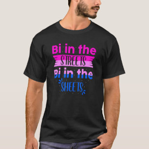 Bi in de straten bil in de vellen t-shirt