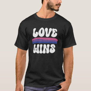 Bi LGBTQ Liefde Biseksuele Vlag Gay Pride T-shirt