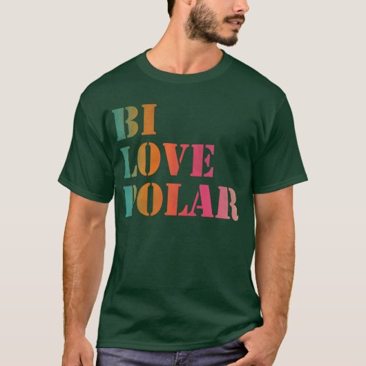 Bi liefde polar vintage t-shirt (Voorkant)