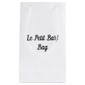 Bi-Lingual Barf Bag Klein Cadeauzakje (Voorkant)