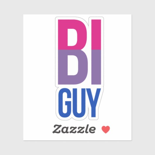 Bi-man Sticker (Vel)