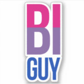 Bi-man Sticker (Voorkant)