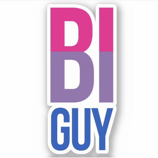 Bi-man Sticker (Voorkant)