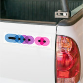 Bi Morse Code Bar Bumpersticker (Op Truck)