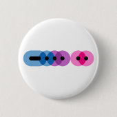 Bi Morse Code Bar Button (Voorkant)
