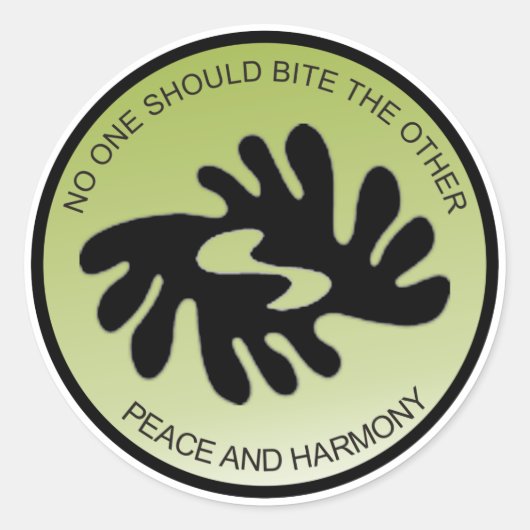 BI NKA BI PEACE AND HARMONY Sticker (Voorkant)
