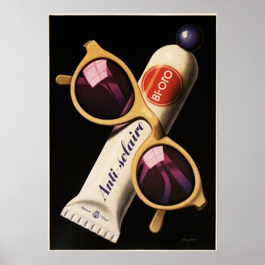 BI-ORO Zonneblokoplossing en zonneblokletting tege Poster (Voorkant)