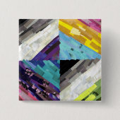 Bi, Pan, Ace, Aro Alliance Vierkante Button 5,1 Cm (Voorkant)