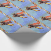 Bi Plane Cadeaupapier (Hoek)