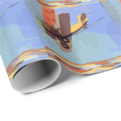 Bi Plane Cadeaupapier (Rol Hoek)