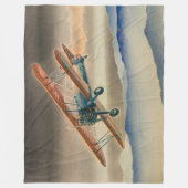 BI-PLANE FLEECE DEKEN (Voorkant)