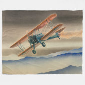 BI-PLANE FLEECE DEKEN (Voorkant (Horizontaal))