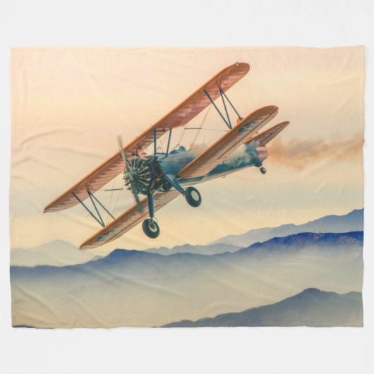 BI-PLANE FLEECE DEKEN (Voorkant (Horizontaal))