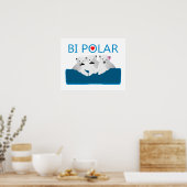 Bi Polar-Beren Poster (Keuken)