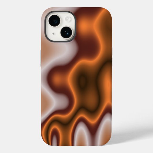 Bi Polar Molten Copper Case-Mate iPhone Case (Achterkant)