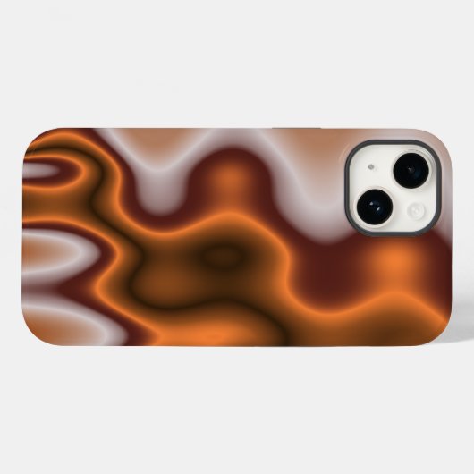 Bi Polar Molten Copper Case-Mate iPhone Case (Achterkant (horizontaal))