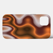 Bi Polar Molten Copper Hoesje-Mate iPhone Case (Achterkant (horizontaal))