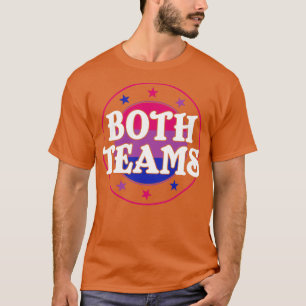 Bi Pride Beide Teams Grappige Biseksueel LGBT T-shirt