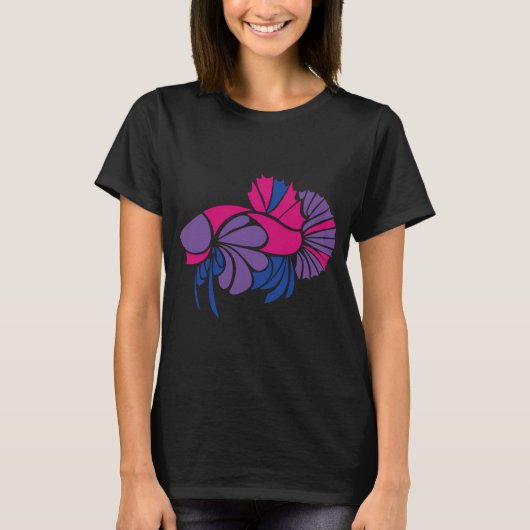 Bi Pride Betta T-shirt (Voorkant)