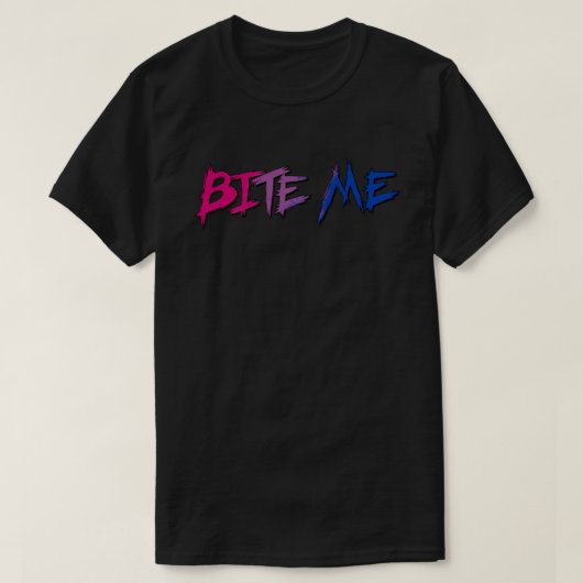 Bi Pride Bijt Me T-shirt (Design voorkant)